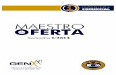 Maestro de Oferta 1-2013 Ingeniería Comercial