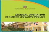 Manual operativo de centro educativo publico