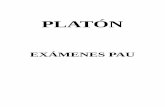EXAMENES PAU PLATON