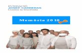 Memòria 2010 - Fundació Josep Carreras