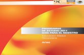Programas de Estudio 2011. Guía para el Maestro. Educación Básica. Secundaria. Artes