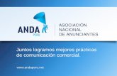 ANDA - Juntos logramos mejores prácticas de comunicación comercial