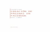 Creando páginas en Facebook