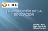 evolucion educacion