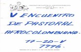 V Encuentro de Pastoral Afrocolombiana Cartagena 17-20may96 op