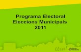Presentació-resum del programa electoral de VdC-CUP