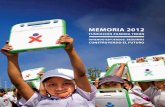 Memoria 2012 Fundación Zamora Terán