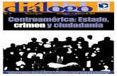 Diálogo 13/  Centroamérica: Estado, crimen y ciudadanía
