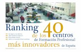 Ranking 40 Centros FP Innovadores