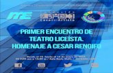 Programa Homenaje César Rengifo