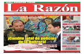 Diario La Razón jueves 22 de noviembre