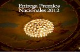 Entrega Premios Nacionales 2012