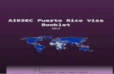 Visa Booklet AIESEC Rio Piedras 2012