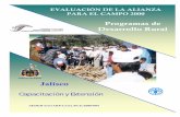 Programas de Desarrollo Rural: Capacitación y Extensión