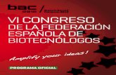 Libro VI Congreso de la Federación Española de BIotecnólogos - Biotech Annual Congress 2012
