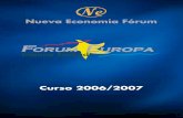 FORUM EUROPA TRIBUNA EUSKADI 2006-2007