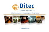 DITEC - Soluciones AV para Hospitales