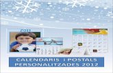 calendaris i postals personalitzades 2012