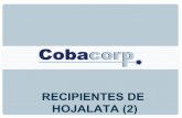 Catalogo Cobacorp Recipientes de Hojalata 2