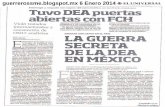 Tuvo DEA puertas abiertas con FCH| Cobra más ISR México que EU