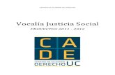 Proyectos Vocalia Justicia Social CadeUC