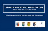 I Torneo Intermunicipal de Debate Escolar - UFV