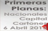 Primeras Planas Nacionales y Cartones 6 Abril 2013