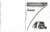 Manual Generador Eléctrico Taigüer Modelo Huracán