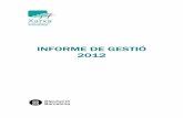 Informe de gestió 2012