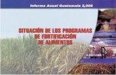 Fortificación de Alimentos en Guatemala 2008