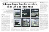 Voluspa Jarpa lleva los archivos de la CIA a la Feria Arco