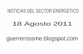 NOTICIAS DEL SECTOR ENERGÉTICO 18 Agosto 2011