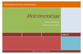 Boletín informativo primer semestre 2013 edición última