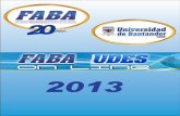 Boletines FABA UDES ONLINE 2013