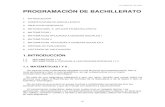 Programación de Matemáticas Bachillerato-09-10