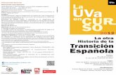 La UVa en Curso: LA OTRA HISTORIA DE LA TRANSICIÓN ESPAÑOLA