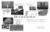 BITACORA, HISTORIA ARQUITECTURA Y ARTE II