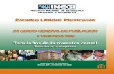 INEGI (2000), Educacion  y Anexo estadistico y grafico Mex 2000