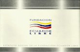 Estatuto Social de la Fundación Ecuador Libre