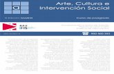 Folleto informativo curso  experto "arte, cultura e intervención social" tercera edición