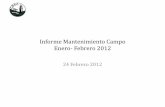 Informe Campo Febrero 2012
