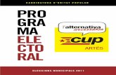 Programa electoral CUP Artés 2011
