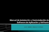 Manual para instalar y desinstalar software de aplicación y utilitarios