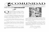 Periódico Parroquial "COMUNIDAD" #63
