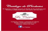 Catálogo de Productos La Cuisine 2013