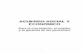 Acuerdo social y económico para el crecimiento, el empleo y la garantía de las pensiones