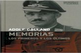 Los primeros y los ultimos, Memorias del General Adolf Galland.