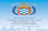 Proyecto de Carta Orgánica del Municipio de Cochabamba (Propuesta Ciudadana para el Debate)