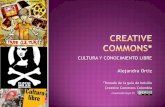 Presentación Creative Commons por Alejandra Ortiz