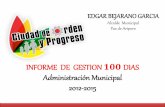 RENDICION DE CUENTAS 100 DIAS, VIEGENCIA 2012